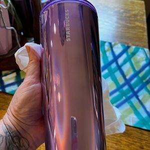 New Starbucks 2022 Summer Acrylic Fame Grape Purple Venti Tumbler 24oz Cup